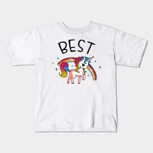 Best Friends Matching Designs Kids T-Shirt